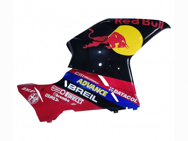 2007-2014 Ducati 848/1098/1198 Motorcycle Fairings - Glossy Black Yellow Blue Red Bull