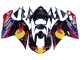 2007-2014 Ducati 848/1098/1198 Motorcycle Fairings - Glossy Black Yellow Blue Red Bull