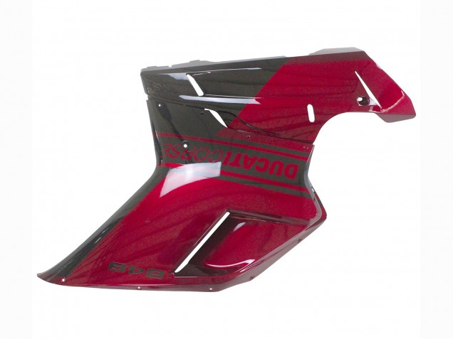 2007-2014 Ducati 848 Motorcycle Fairing - Red Glossy Black
