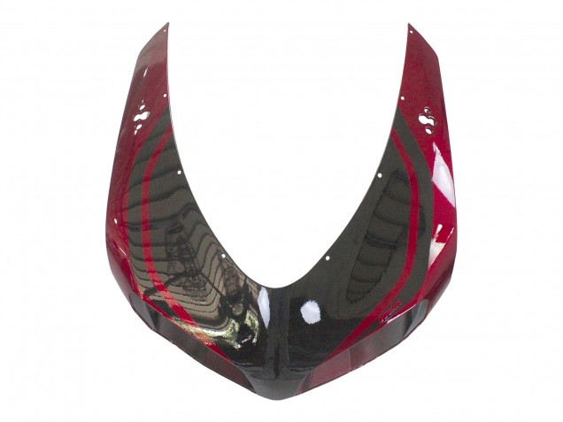 2007-2014 Ducati 848 Motorcycle Fairing - Red Glossy Black