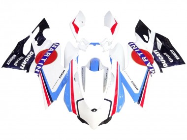Shop 2011-2014 Ducati 1199 Motorcycle Fairings - White Red Blue Glossy Black Martini