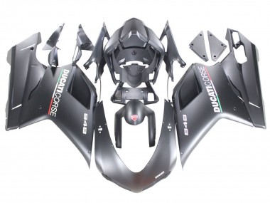 Shop 2007-2014 Ducati 848 Motorcycle Fairings - Matte Grey