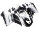 2007-2014 Ducati 848/1098/1198 Motorcycle Fairings - White Glossy Black Corse