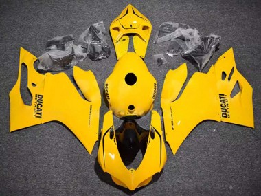 Shop 2011-2014 Ducati Panigale 899/1199 Motorcycle Fairings - Glossy Yellow
