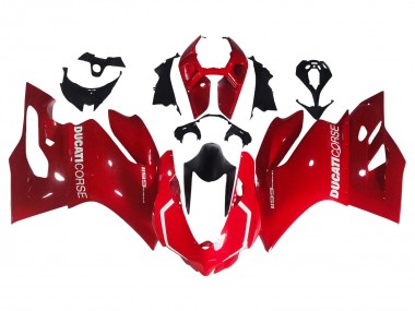 Shop 2011-2014 Ducati 1199 Motorcycle Fairing - Red