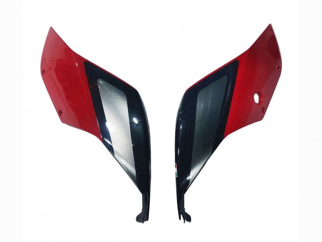 2011-2014 Ducati 1199 Motorcycle Fairings - Red Silver Black