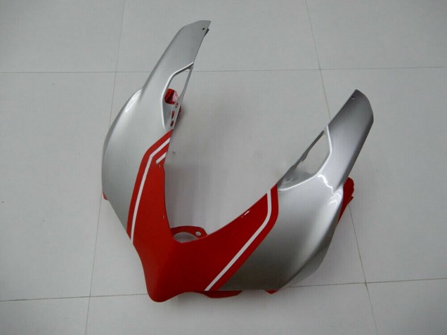 2011-2014 Ducati 1199 Motorcycle Fairings - White Red Matte Black