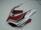 2011-2014 Ducati Panigale 899 Motorcycle Fairing - White Red Glossy Black