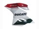 2011-2014 Ducati Panigale 899 Motorcycle Fairings - White Red Glossy Black