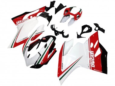 Shop 2011-2014 Ducati 1199 Motorcycle Fairings - White Red Green Glossy Black