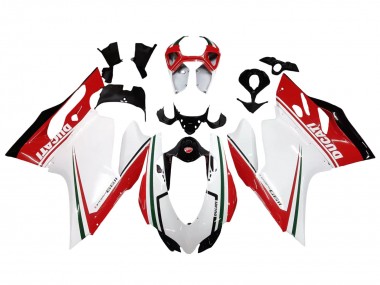 Shop 2011-2014 Ducati 1199 Motorcycle Fairings - White Red Green Glossy Black