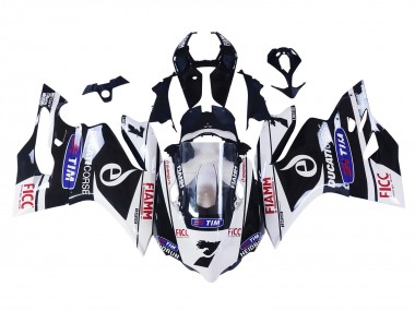 Shop 2011-2014 Ducati Panigale 899/1199 Motorcycle Fairings - White Black Blue Fiamm Ficc 7
