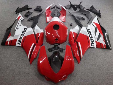 Shop 2015-2020 Ducati 959 Bike Fairings - White Red Glossy Black