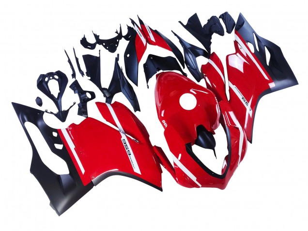 2015-2020 Ducati 959 Motorcycle Fairings - Red Matte Black