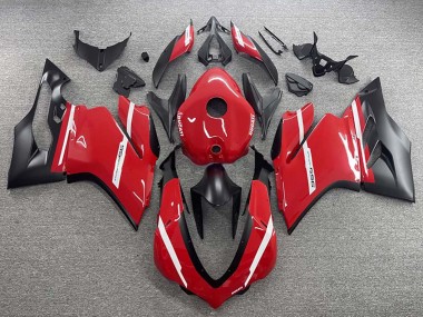 Shop 2015-2020 Ducati 959 Motorcycle Fairings - Red Matte Black