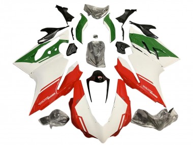 Shop 2015-2020 Ducati 959 Motorcycle Fairings - White Red Green