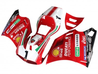 Shop 1993-2005 Ducati 748/916/996/998 Motorcycle Fairings - White Red Yellow Green Glossy Black Performance