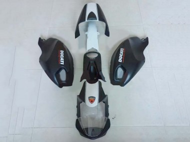 Shop 2008-2012 Ducati Monster 696 796 1100 1100S Motorcycle Fairings - White Matte Black