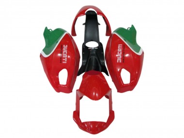 Shop 2008-2012 Ducati Monster 696 796 1100 1100S Motorcycle Fairings - Red White Green