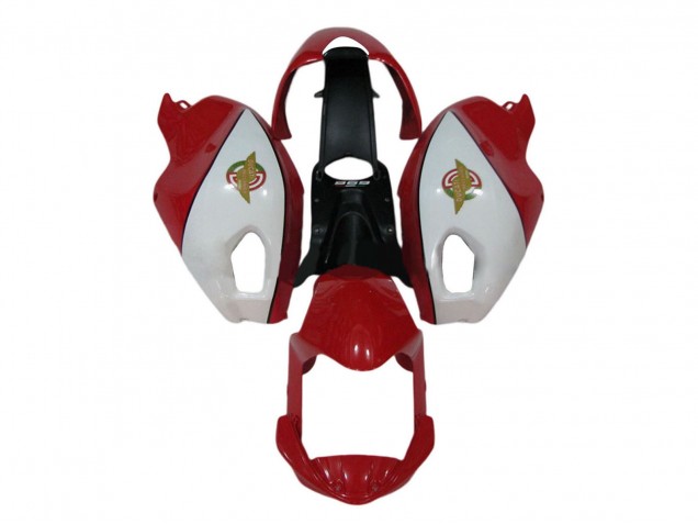 2008-2012 Ducati Monster 696 796 1100 1100S Motorcycle Fairing - White Red