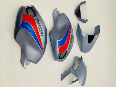 Shop 2008-2012 Ducati Monster 696 796 1100 1100S Motorcycle Fairings - Silver Red Blue