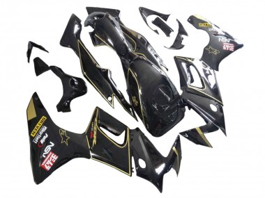 Shop 2002-2006 Honda CBR125R Motorcycle Fairings - Glossy Black Gold