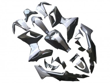 Shop 2002-2006 Honda CBR125R Motorcycle Fairings - Silver Glossy Black