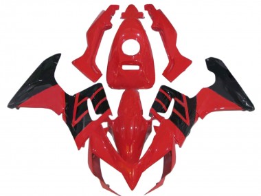 Shop 2002-2006 Honda CBR125R Motorcycle Fairings - Red Glossy Black Stripe