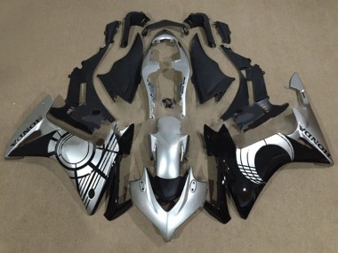 Shop 2013-2015 Honda CBR500R Motorcycle Fairings - Silver Glossy Black