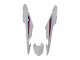 2013-2015 Honda CBR500R Motorcycle Fairings - White Red Blue HRC