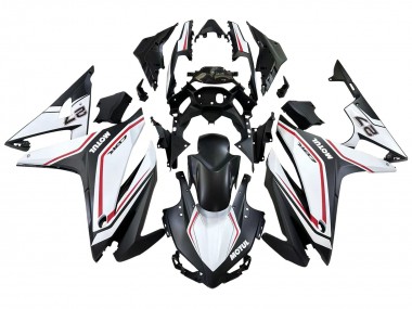 Shop 2016-2018 Honda CBR500R Motorcycle Fairings - White Red Matte Black