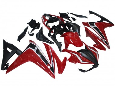 Shop 2016-2018 Honda CBR500R Motorcycle Fairings - Red White Matte Black