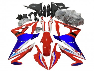 Shop 2016-2018 Honda CBR500R Motorcycle Fairings - White Red Blue
