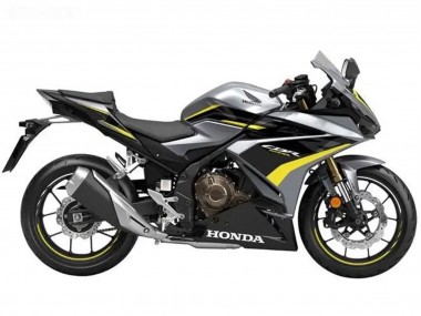 Shop 2022-2023 Honda CBR500R Motorcycle Fairings - Silver Yellow Glossy Black