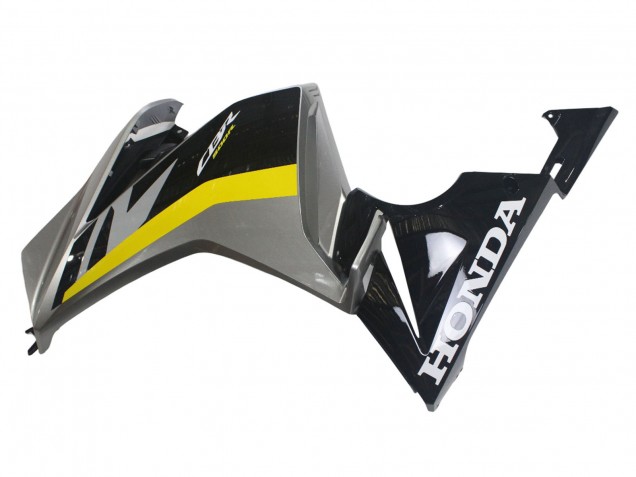 2022-2023 Honda CBR500R Motorcycle Fairings - Silver Yellow Glossy Black