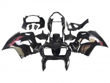 Shop 1998-2001 Honda VFR 800 Motorcycle Fairings - Glossy Black Red Decal