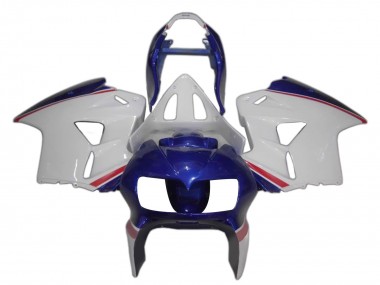 Shop 1998-2001 Honda VFR 800 Motorcycle Fairings - White Blue Red