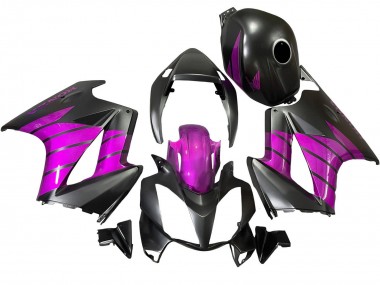 Shop 2002-2013 Honda VFR 800 Motorcycle Fairings - Purple Matte Black