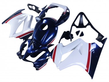 Shop 2002-2013 Honda VFR 800 Motorcycle Fairings - White Red Dark Blue