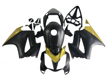 Shop 2002-2013 Honda VFR 800 Motorcycle Fairings - Yellow Matte Black