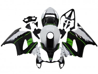 Shop 2002-2013 Honda VFR 800 Motorcycle Fairings - White Green Glossy Black