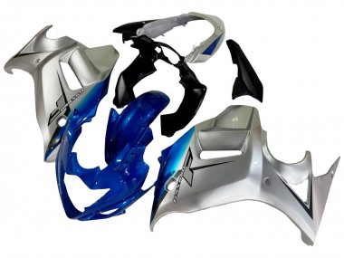 Shop 2008-2013 Suzuki GSX650F Motorcycle Fairings - Silver Blue