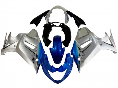 Shop 2008-2013 Suzuki GSX650F Motorcycle Fairings - Silver Blue