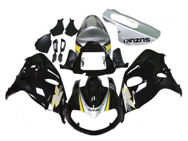 1998-2003 Suzuki TL1000R Motorcycle Fairings - Glossy Black Silver Yellow