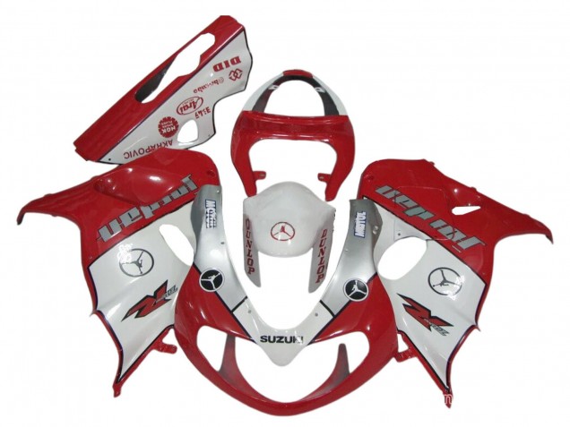 1998-2003 Suzuki TL1000R Motorcycle Fairings - Red White Silver Jordan Motul Dunlop