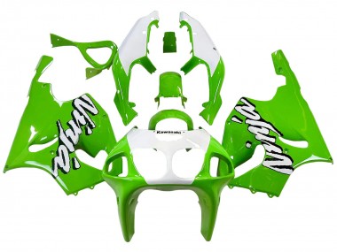Shop 1996-2003 Kawasaki ZX7R Motorcycle Fairings - White Green