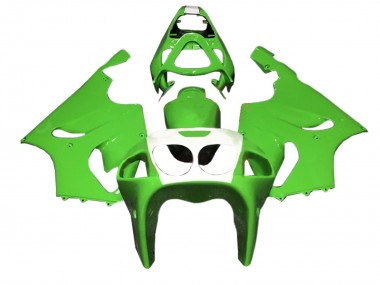 Shop 1996-2003 Kawasaki ZX7R Motorcycle Fairings - Green White