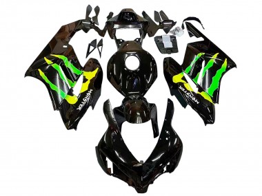 Shop 2004-2005 Honda CBR1000RR Motorcycle Fairings - Glossy Black Yellow Green Monster
