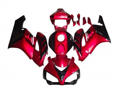 Shop 2004-2005 Honda CBR1000RR Motorcycle Fairings - Red Glossy Black Stripe
