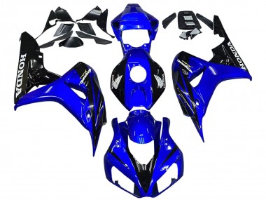 Shop 2006-2007 Honda CBR1000RR Motorcycle Fairings - Blue Glossy Black